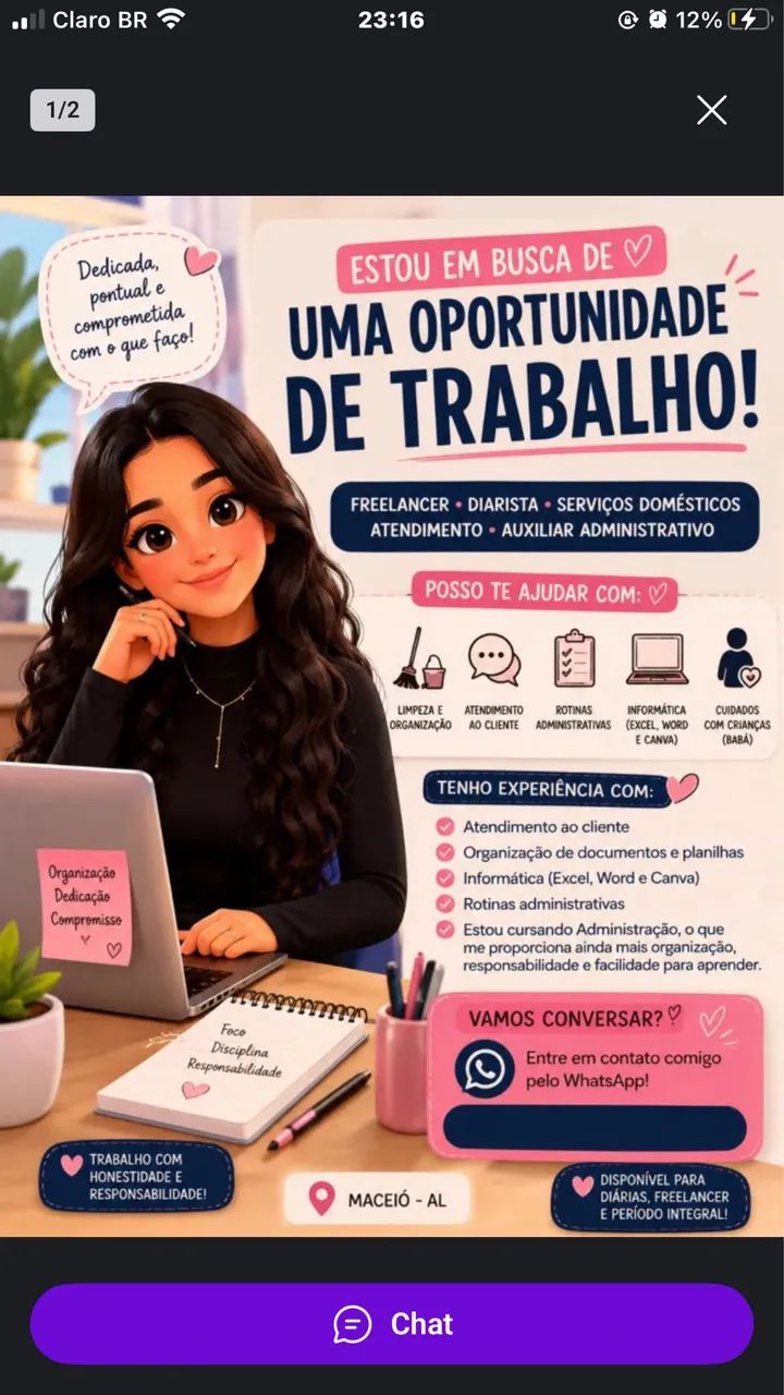 Proucurando emprego 