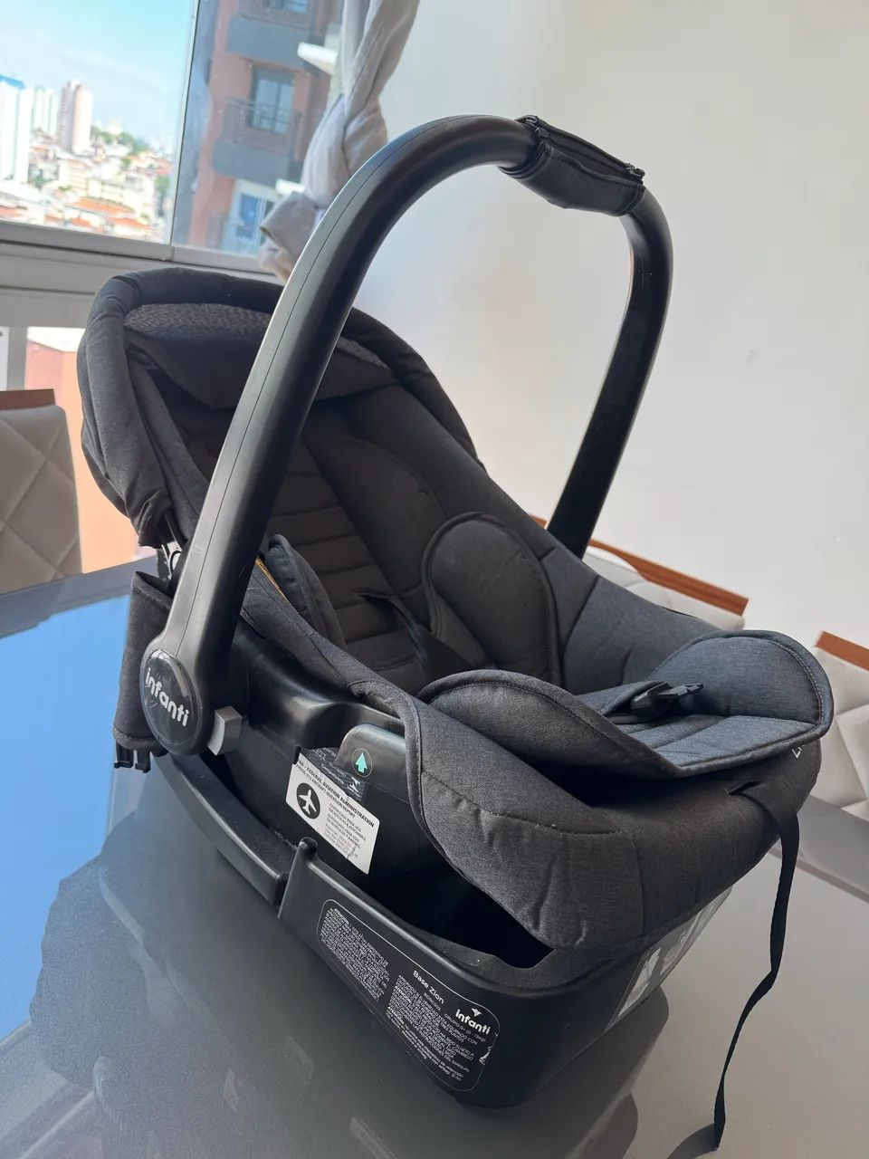 Bebê conforto Infanti com base veicular  - Foto 4