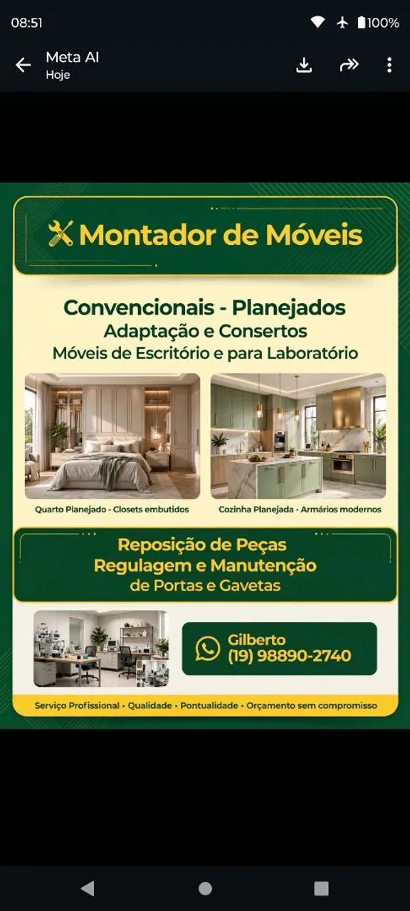 Montador de  móveis 