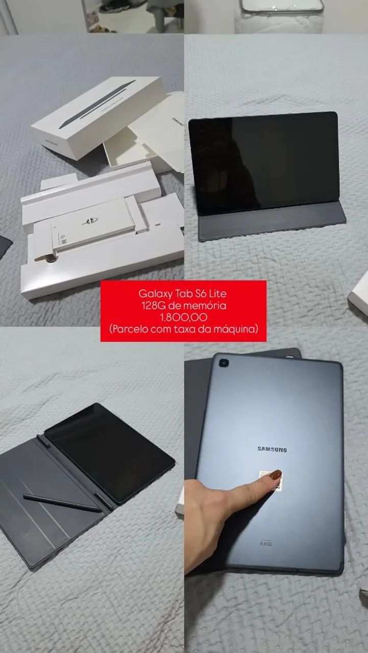 Galaxy Tab S6 Lite, 128G de memória  - Foto 5
