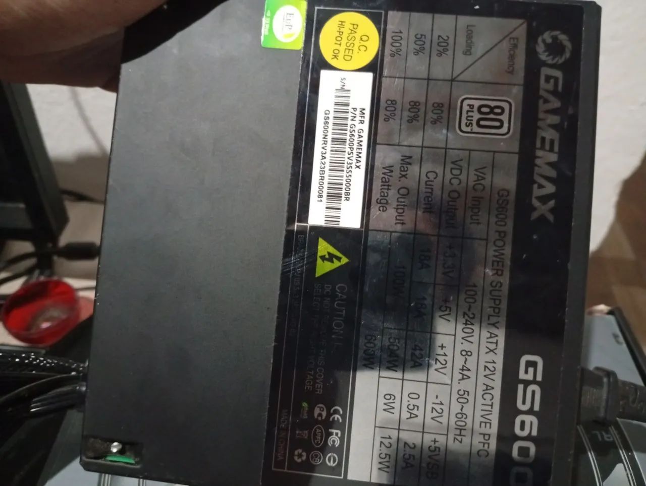 Fonte Gamemax GS600 - Foto 3