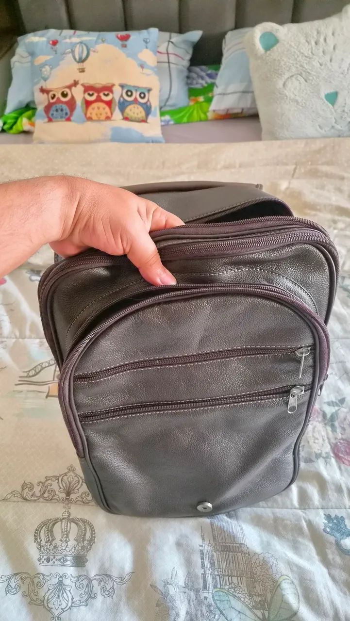 Mochila Executiva de Couro Letigimo - Foto 4