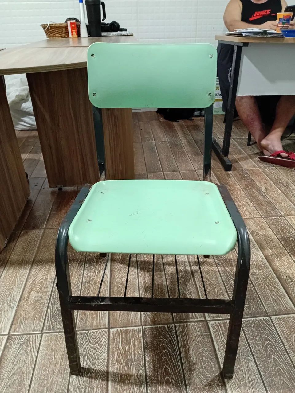 Cadeiras ferro e pvc varandas