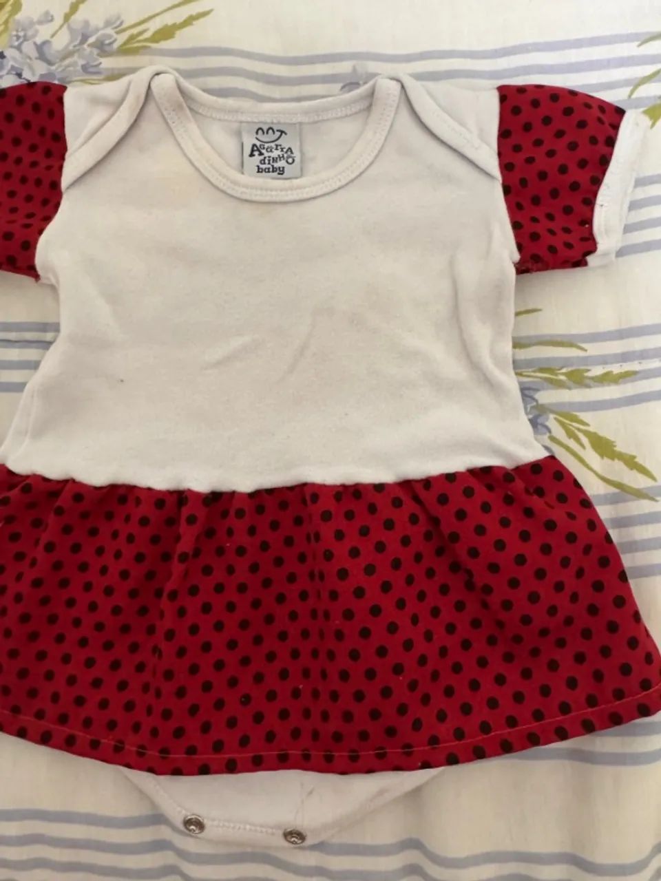 bodie com saia ra 3 meses bebe - Foto 2