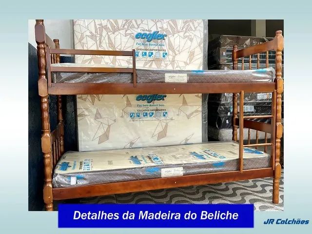 Beliche Completo com 2 Colchões e 2 Travesseiros - Foto 5