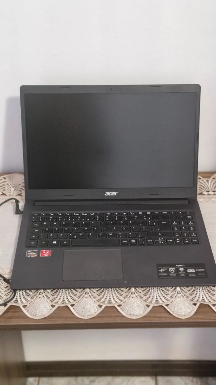 Notebook Acer Aspire 3 - Ryzen 5 + SSD 256GB + 12GB RAM - Foto 3