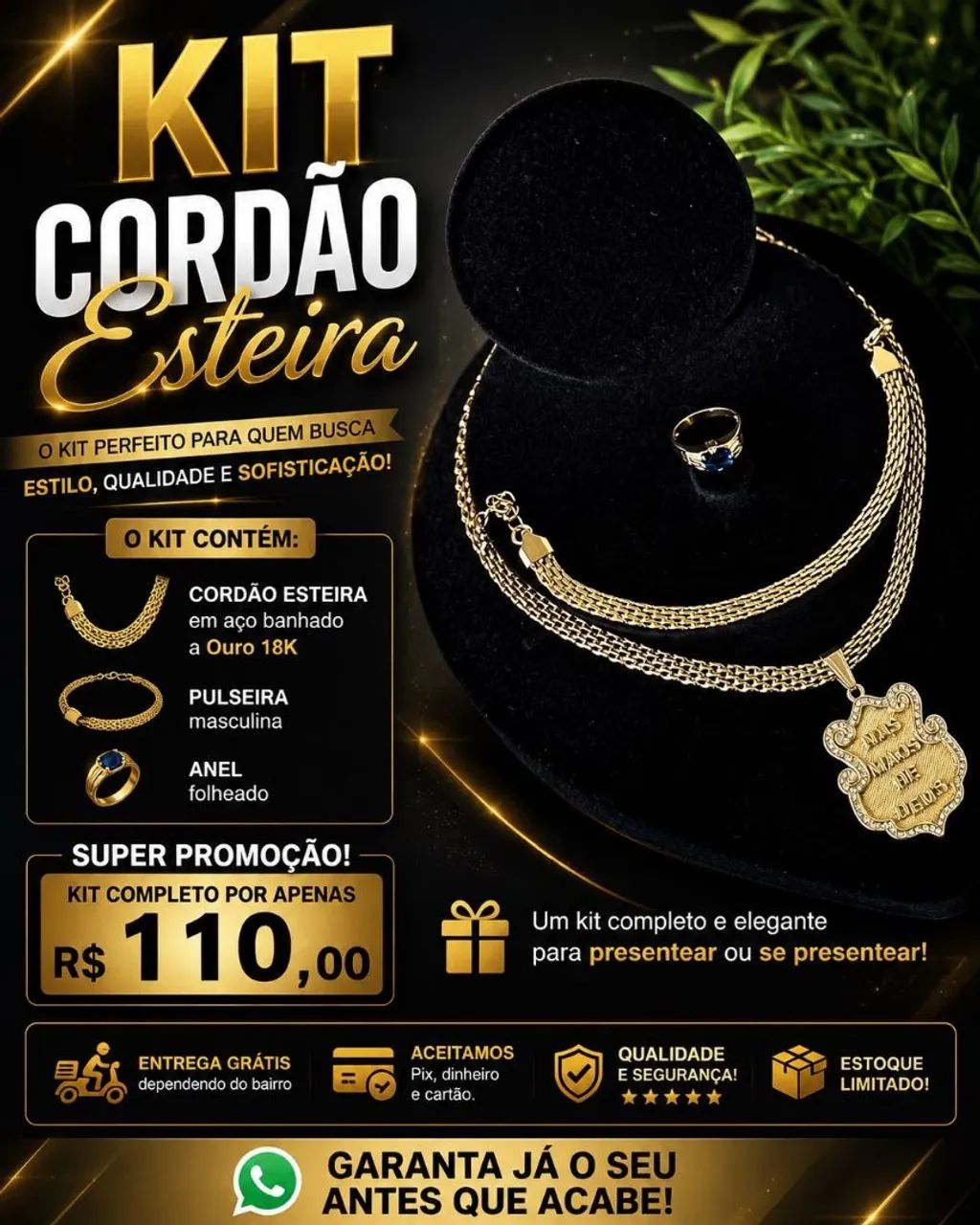 Kit cordão  - Foto 2