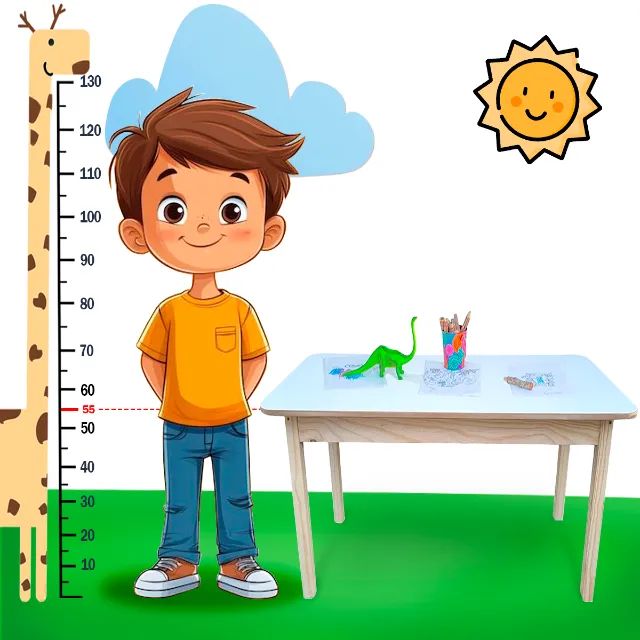 Mesinha Infantil Didática 100cm Mesa - Foto 4