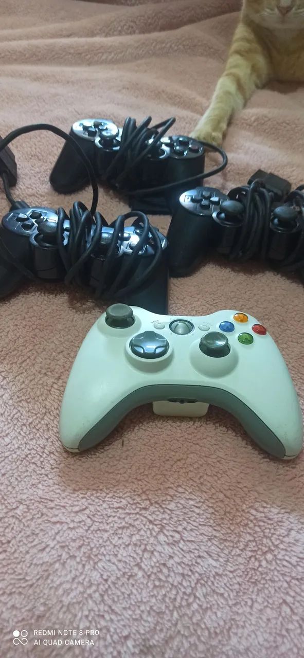 CONTROLES XBOX 360 E PS2 - Foto 3