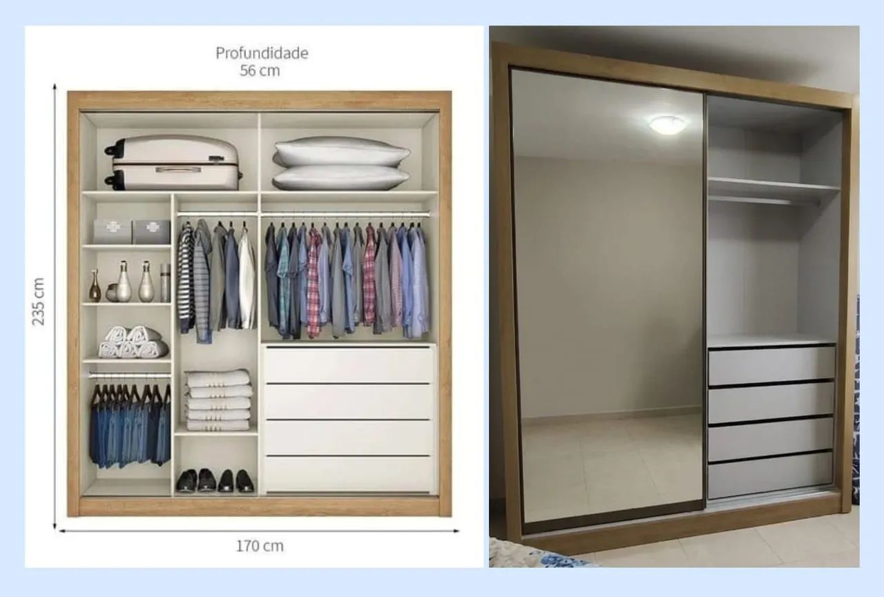 Guarda Roupa Solteiro