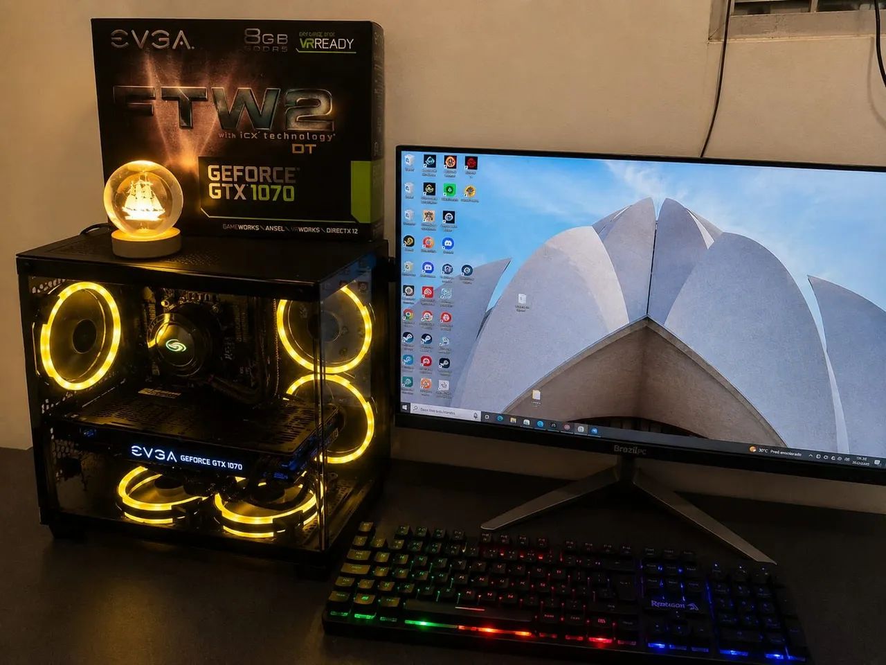 Pc gamer com RTX 1070