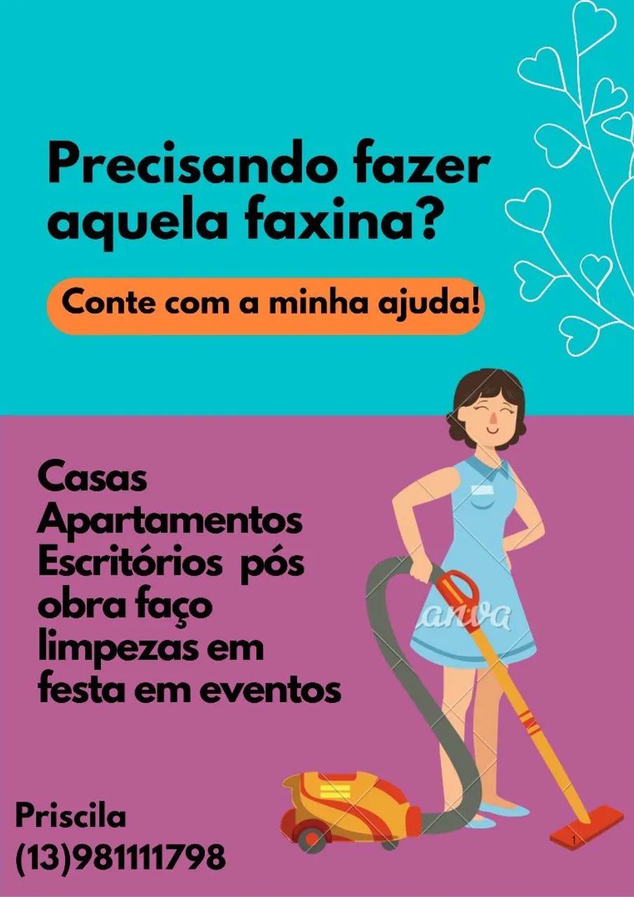 Sou faxineira