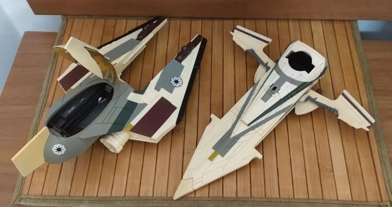 Star Wars - Nave Starfighter e Obi-Wan Kenobi  - Foto 5