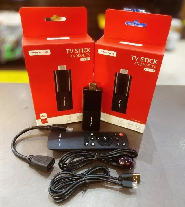 TV Stick Android TV Tomate (MCD-123) - 4K Ultra HD Novo