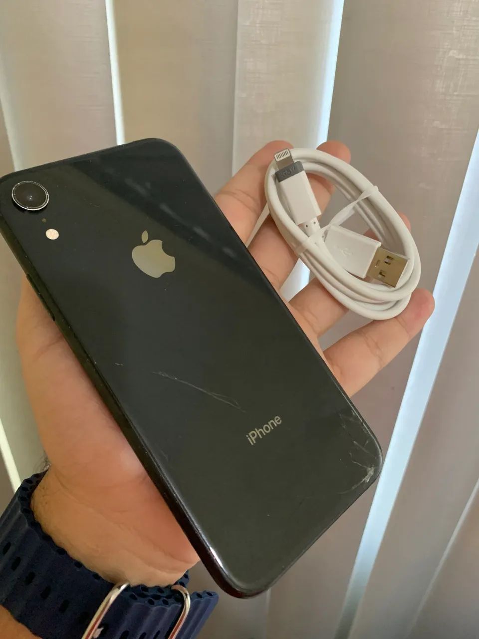 iPhone XR Black 256 GB - Foto 4