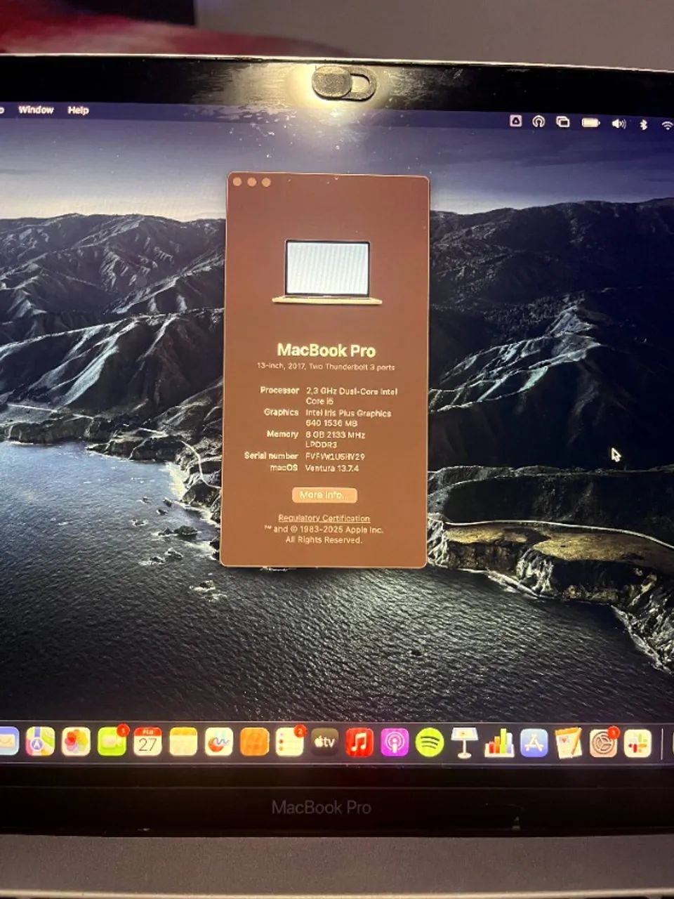 MacBook Pro 13" 2017 + Apple Magic Keyboard Original - Foto 3