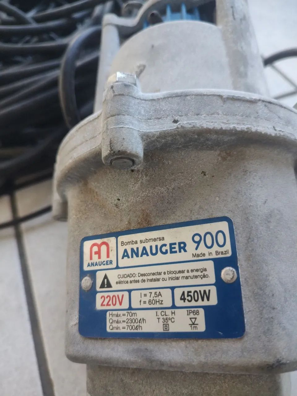 Bomba sapo com extensão de 32 metros