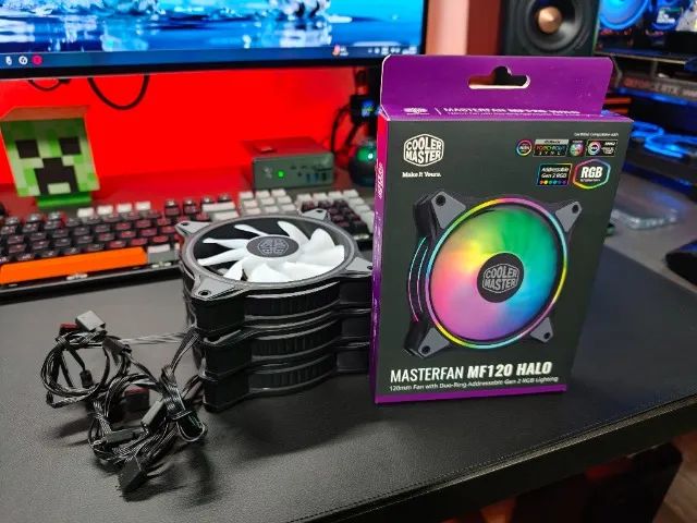 Kit 3 Fans Cooler Master MF120 - Foto 4
