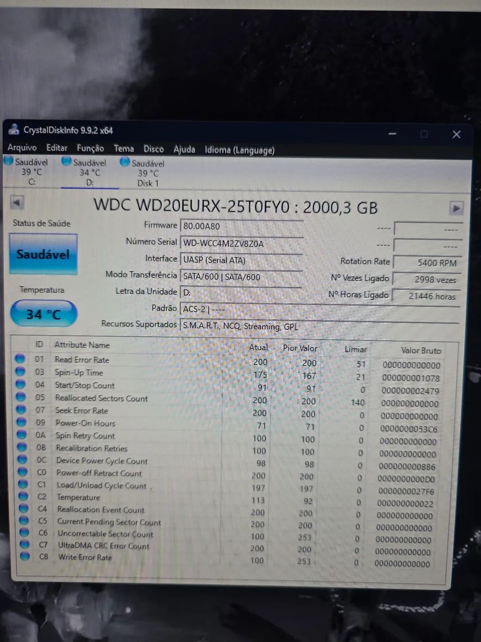 HD 2TB WD - Foto 3