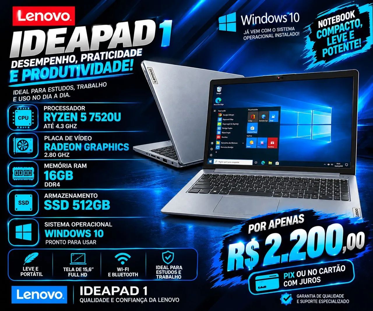 NOTEBOOK LENOVO IDEAPAD 1