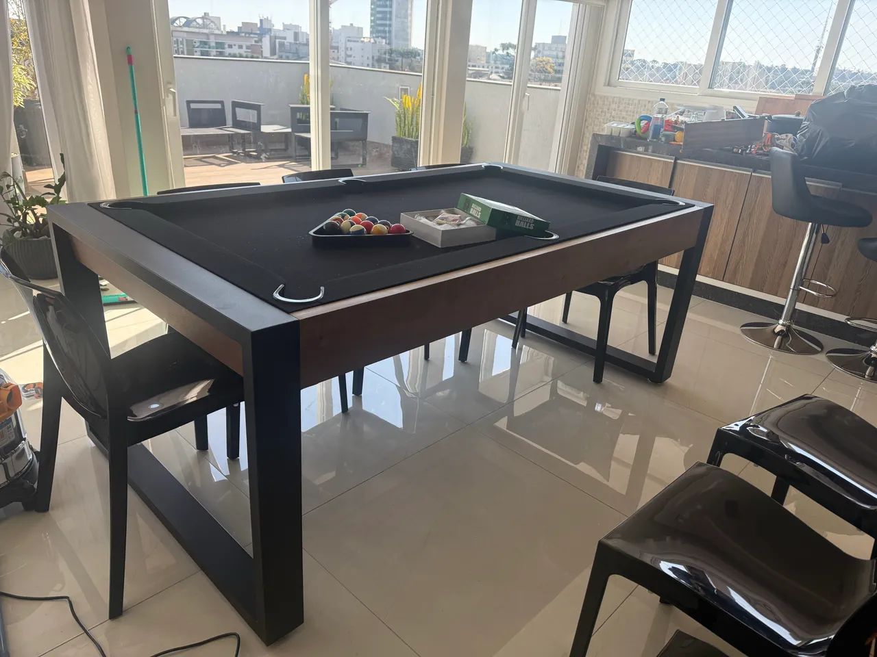 Mesa de sinuca com tampao - Foto 2
