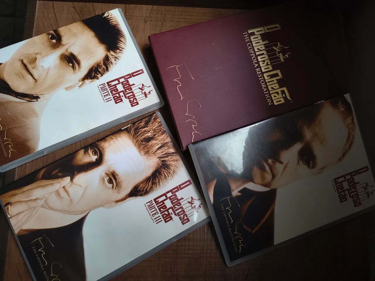 Box dvd o poderoso chefão 3 dvd