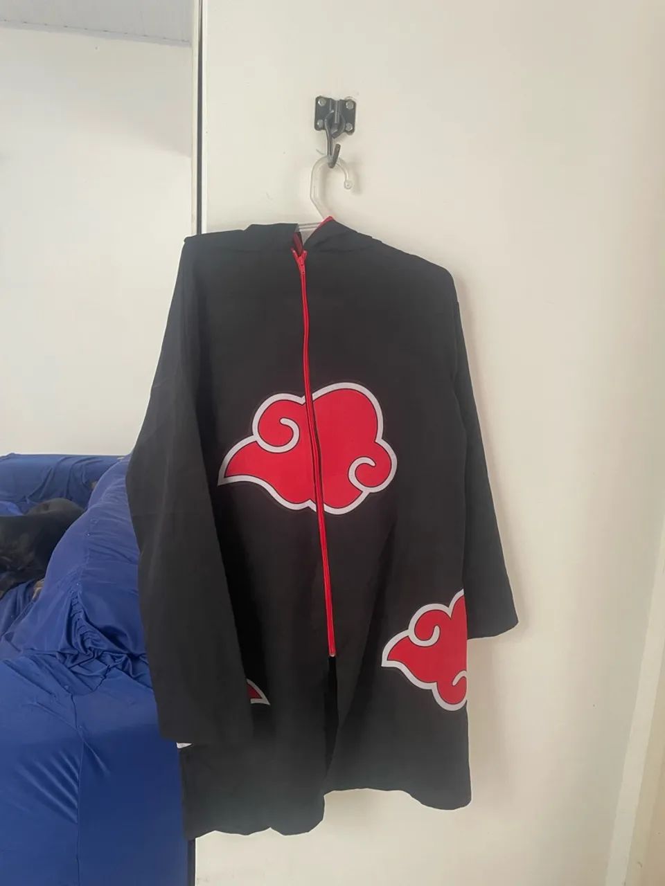 Super Kit C/Manto Akatsuki + Itens Cosplay Naruto
