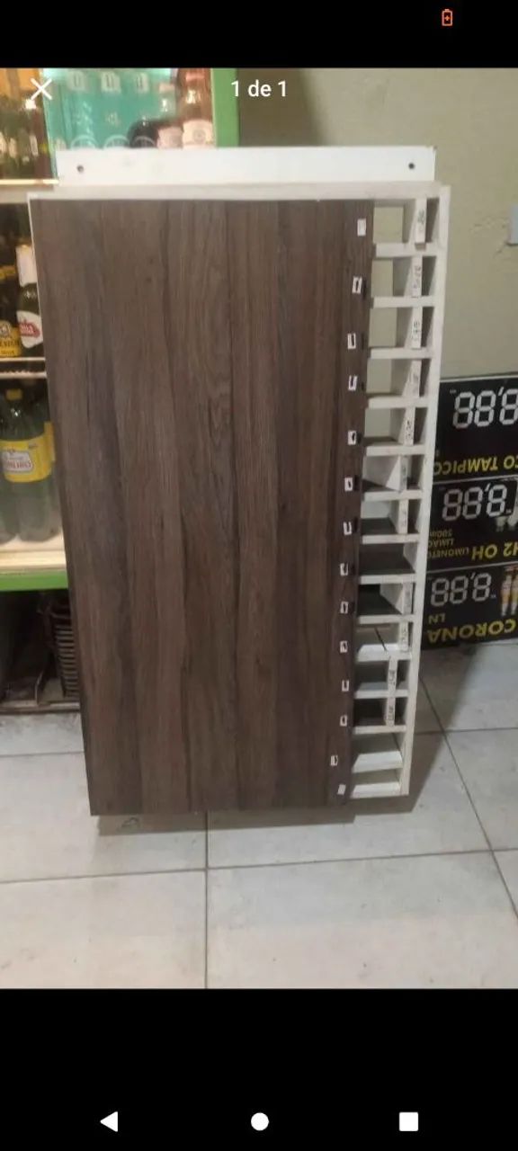 Porta cigarro de parede 