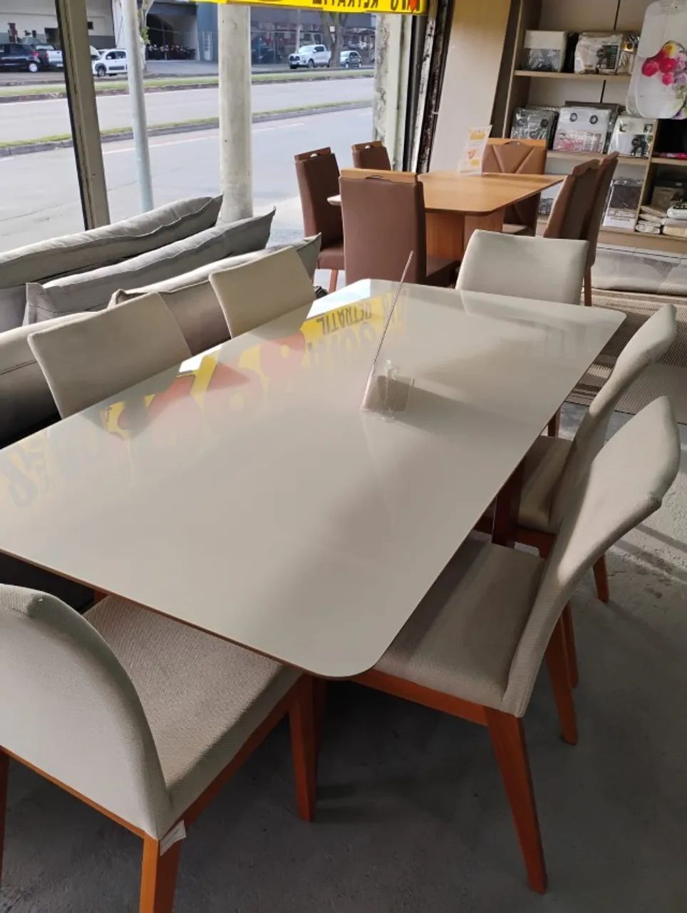 Mesa de jantar com 6 cadeiras premium - Foto 2