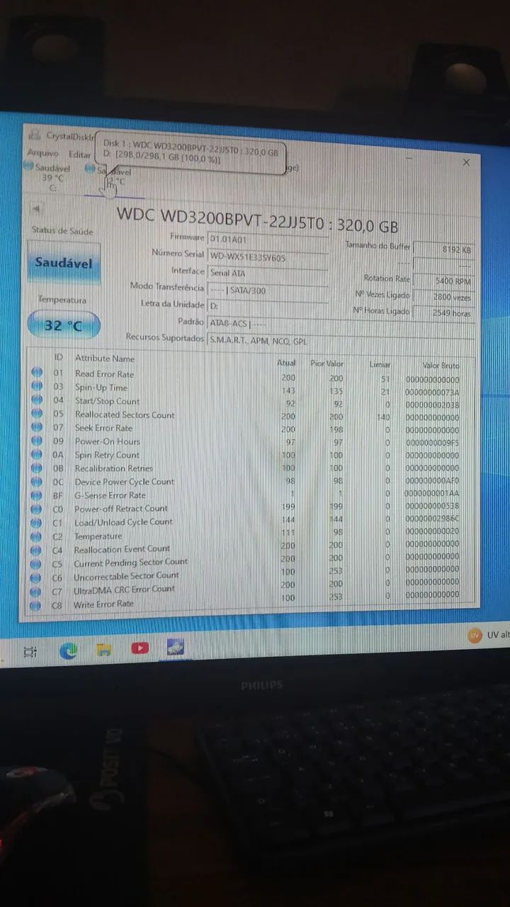 HDD 320GB WD3200BPVT - Foto 3