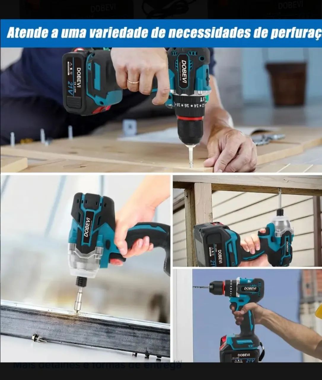 Parafusadeira e chave de impacto  - Foto 3