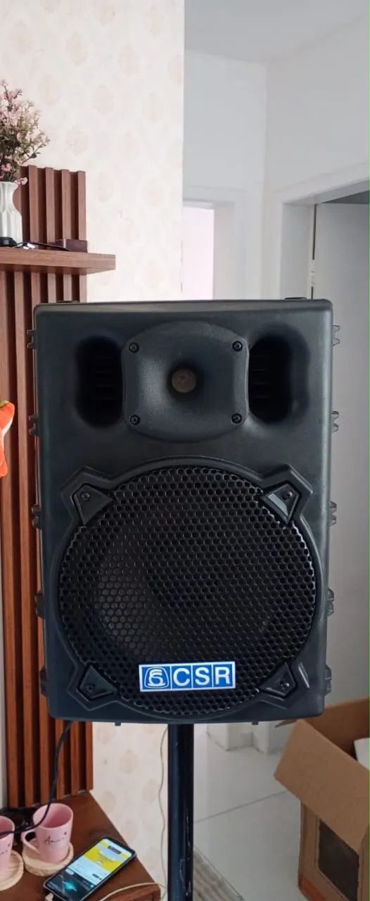CAIXA DE SOM AMPLIFICADA CSR 2500A / USB