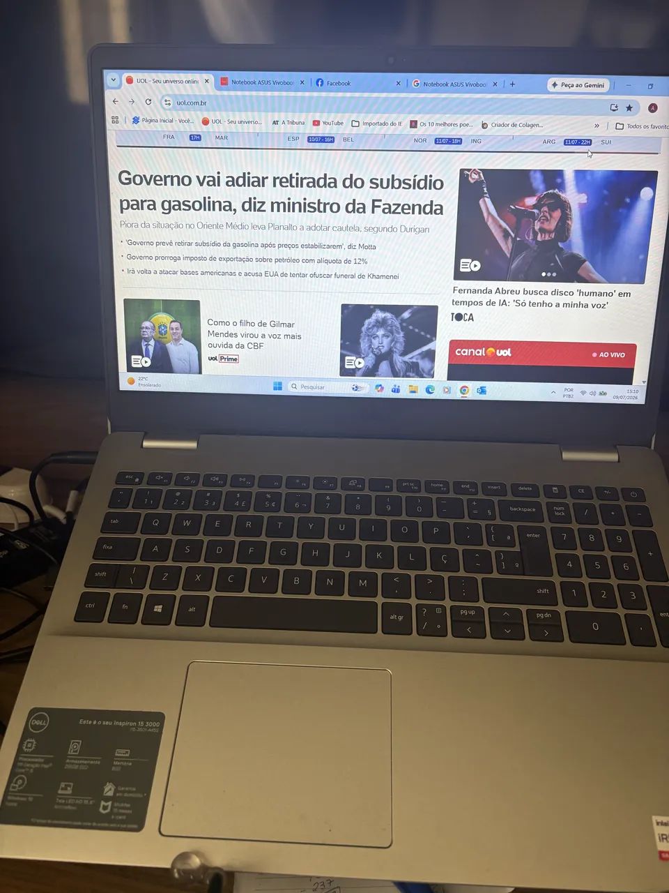 Vendo NOTEBOOK DELL INSPIRON 15 3000 - WINDOWS 11 - Foto 2