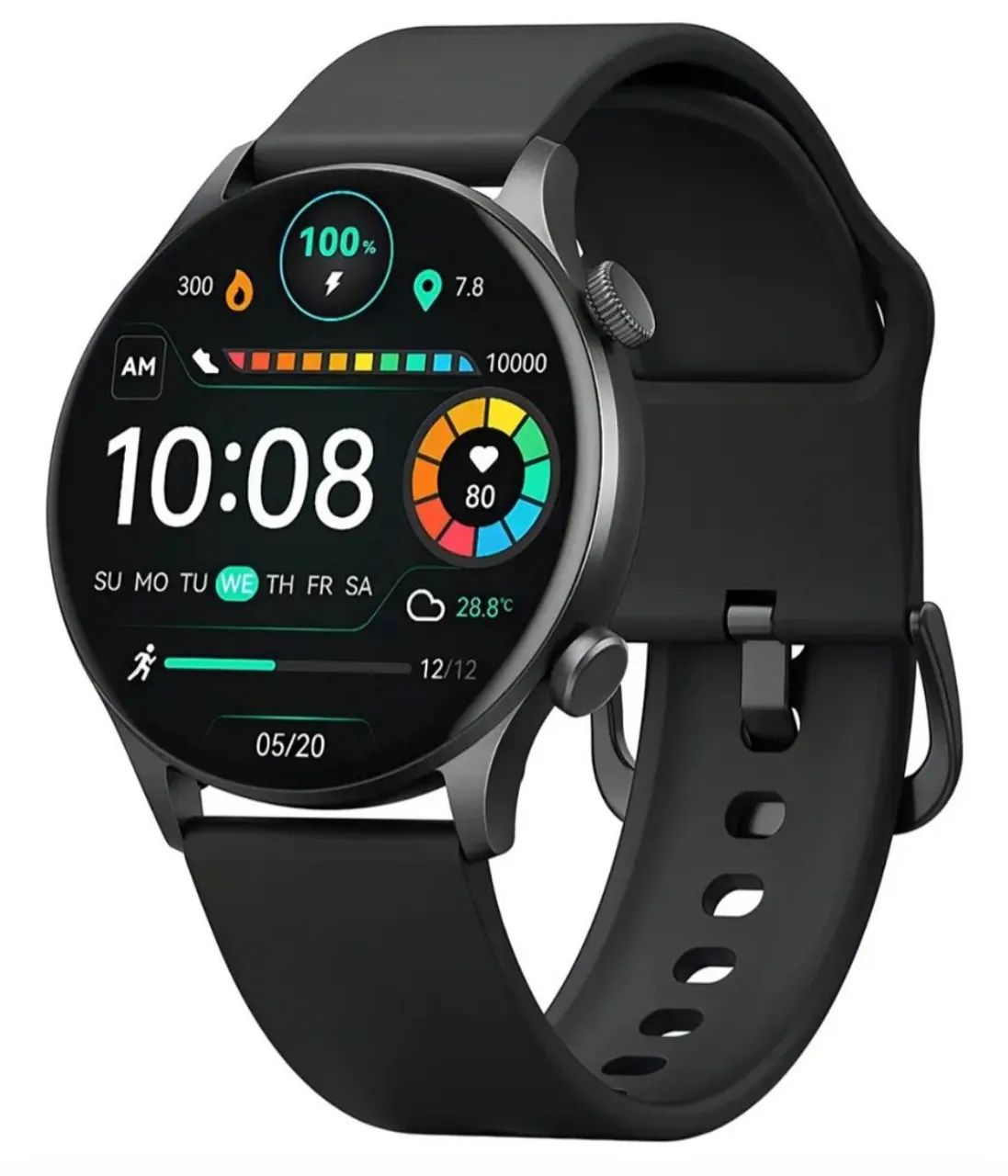 Relogio Inteligente SmartWatch Redondo  BTALK 3 PLUS - Foto 2