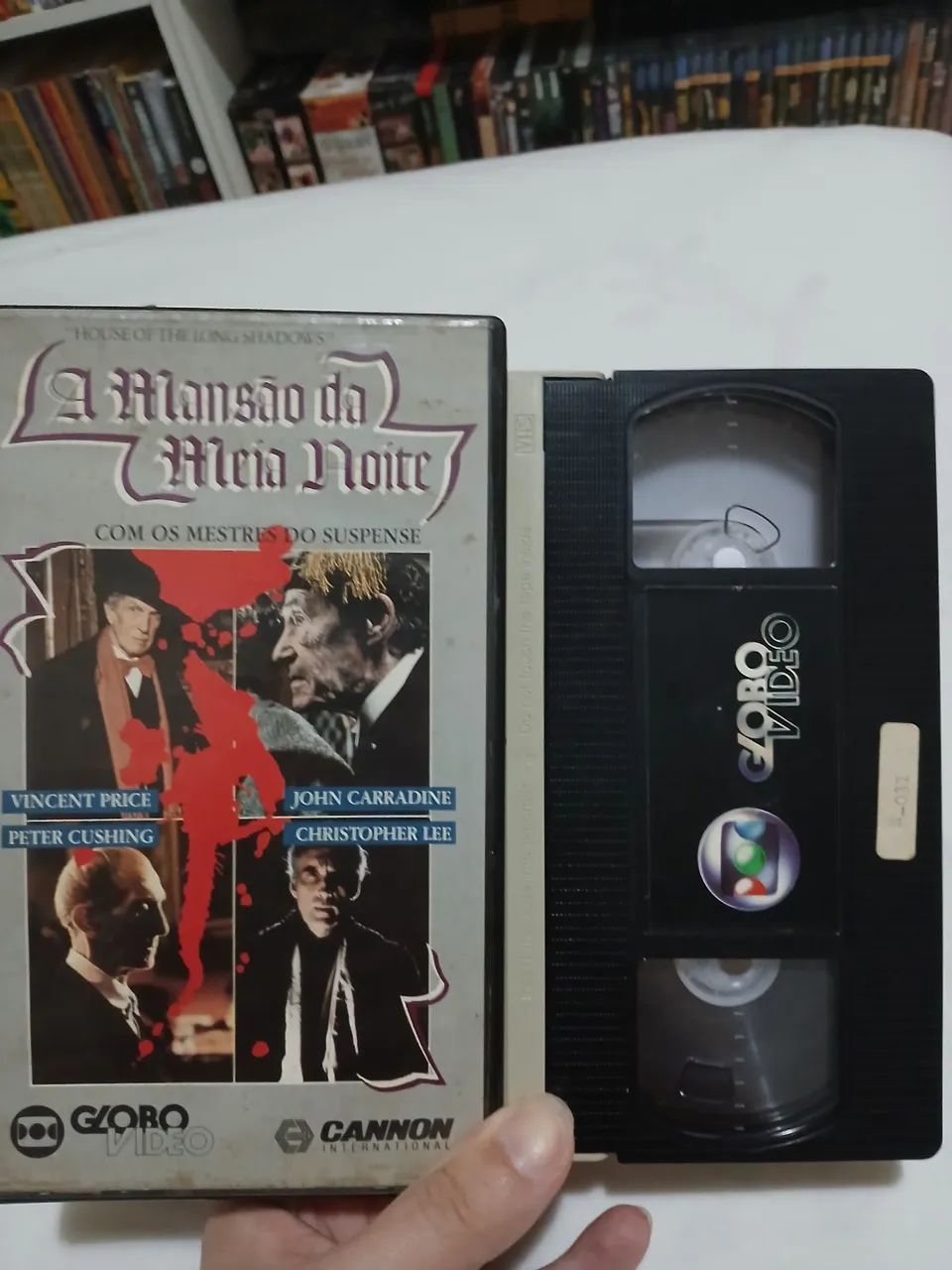 Vhs mansao da meia noite terror vincent price christopher lee peter cushing