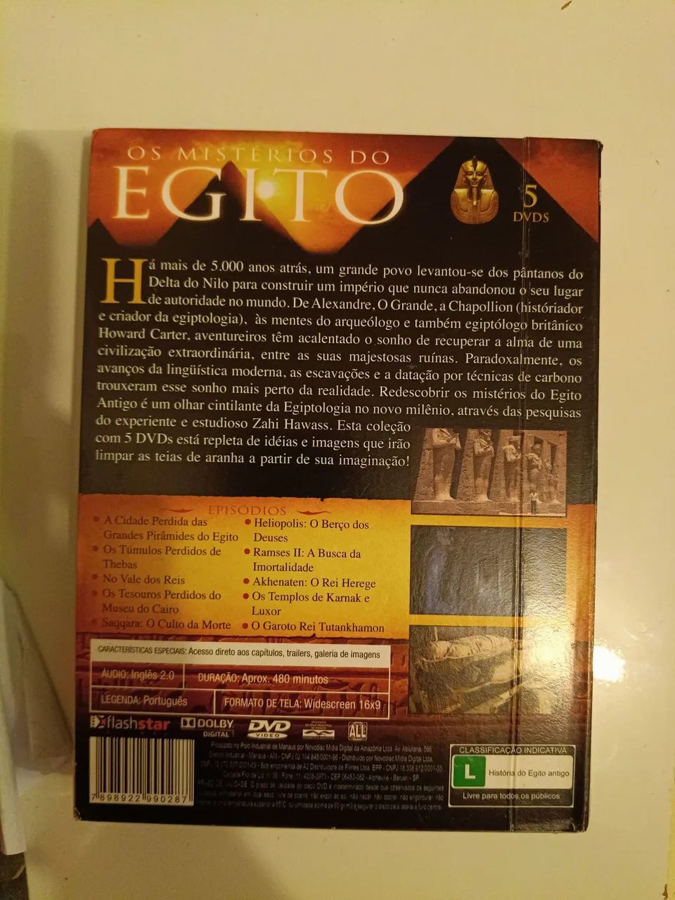 Documentário os Mistérios do Egito - Edição Colecionador  - Foto 2