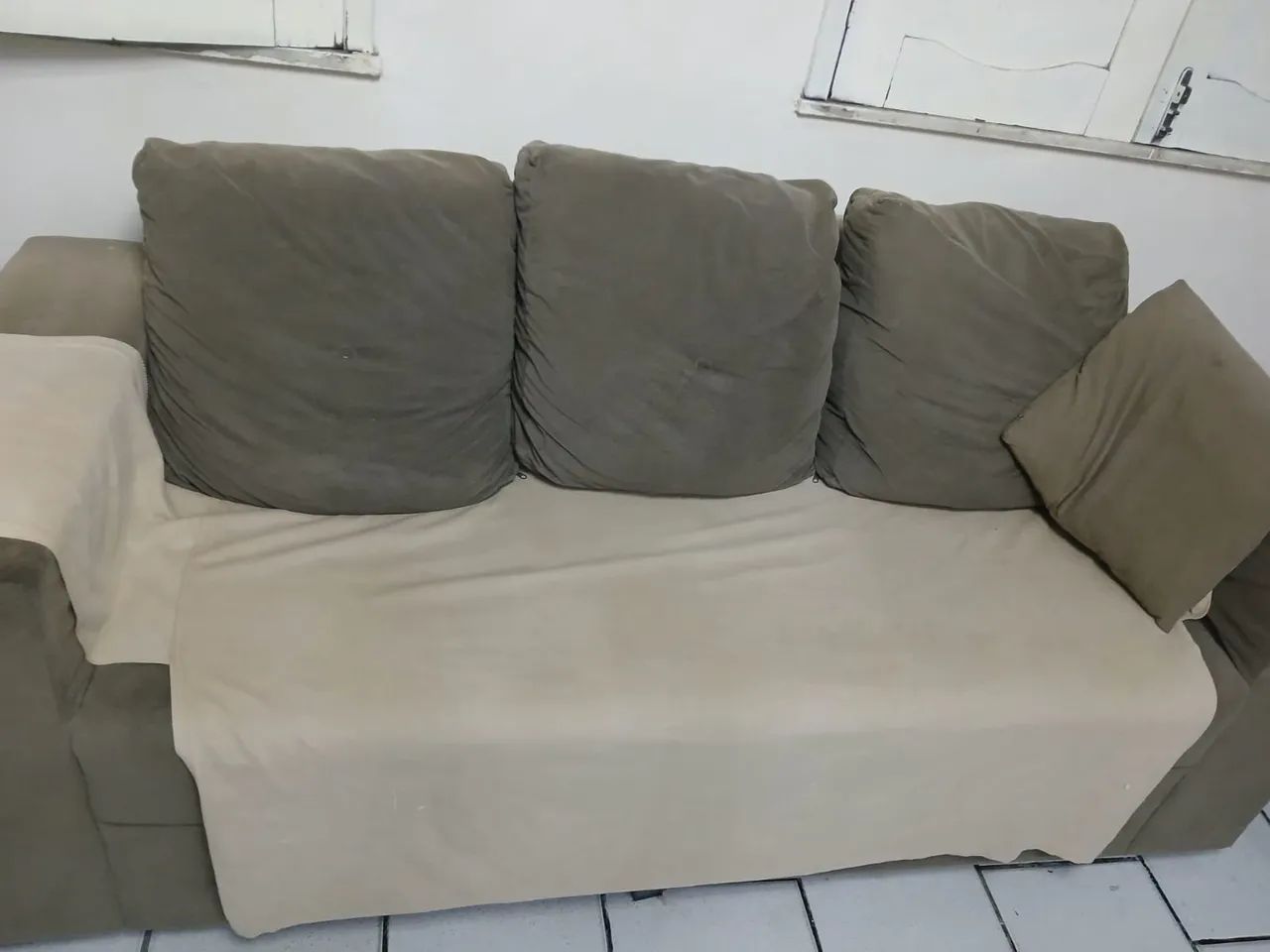 Vendo sofá 3 e 2 lugares! 65566183860483122