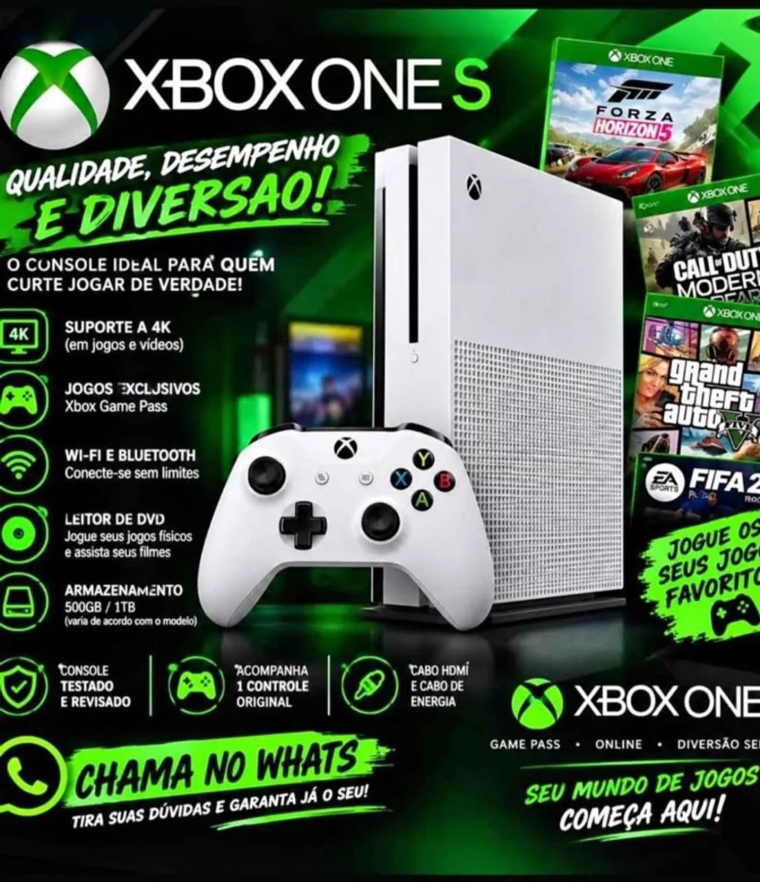 Vendo xbox one s 1tb