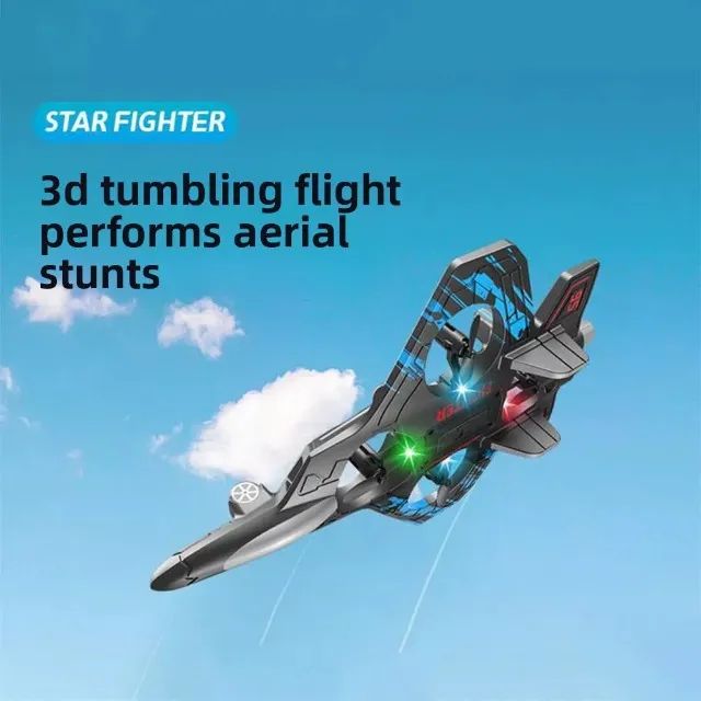Avião de controle remoto 2.4G Drone Foam Glider EPP Stunt 360° - Foto 3