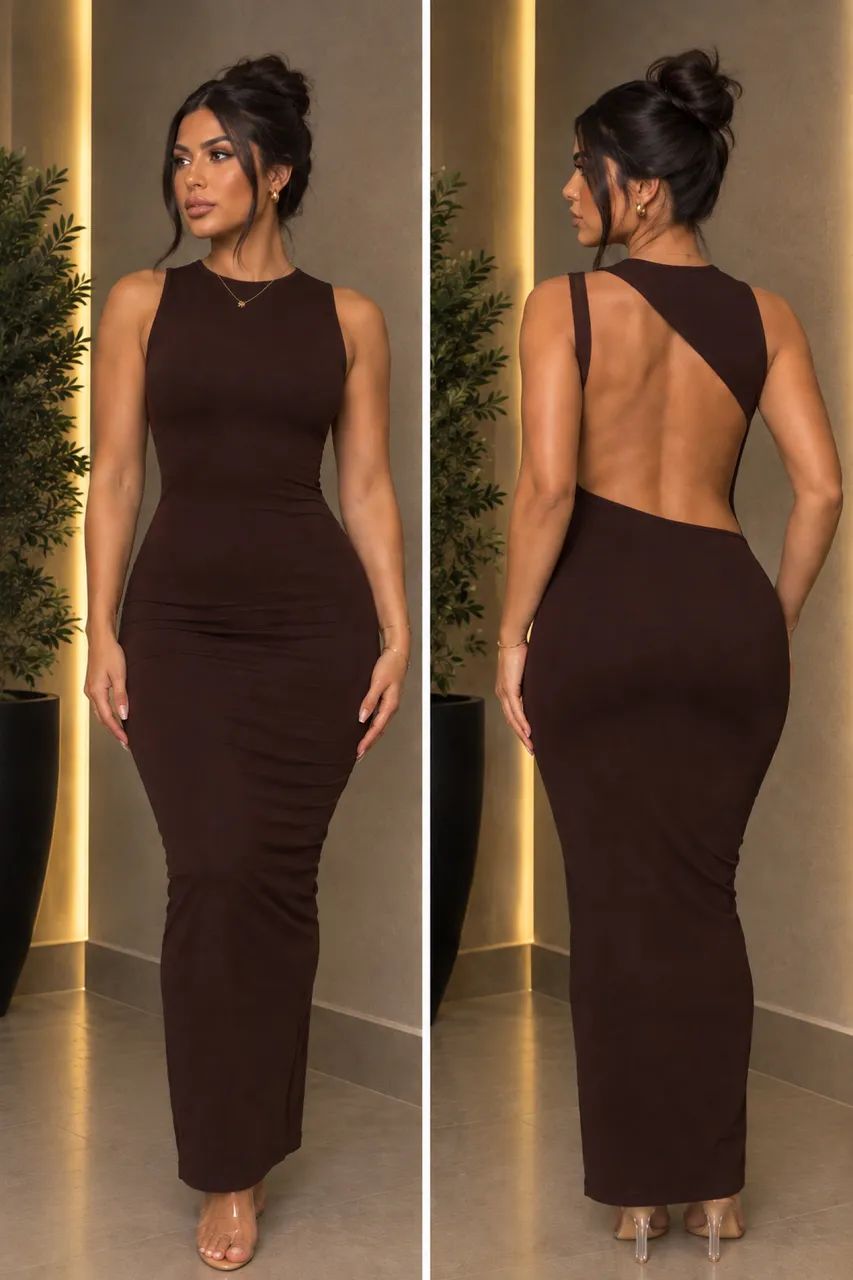 ? DESAPEGO ? 2 VESTIDOS MARRONS! ? - Foto 2
