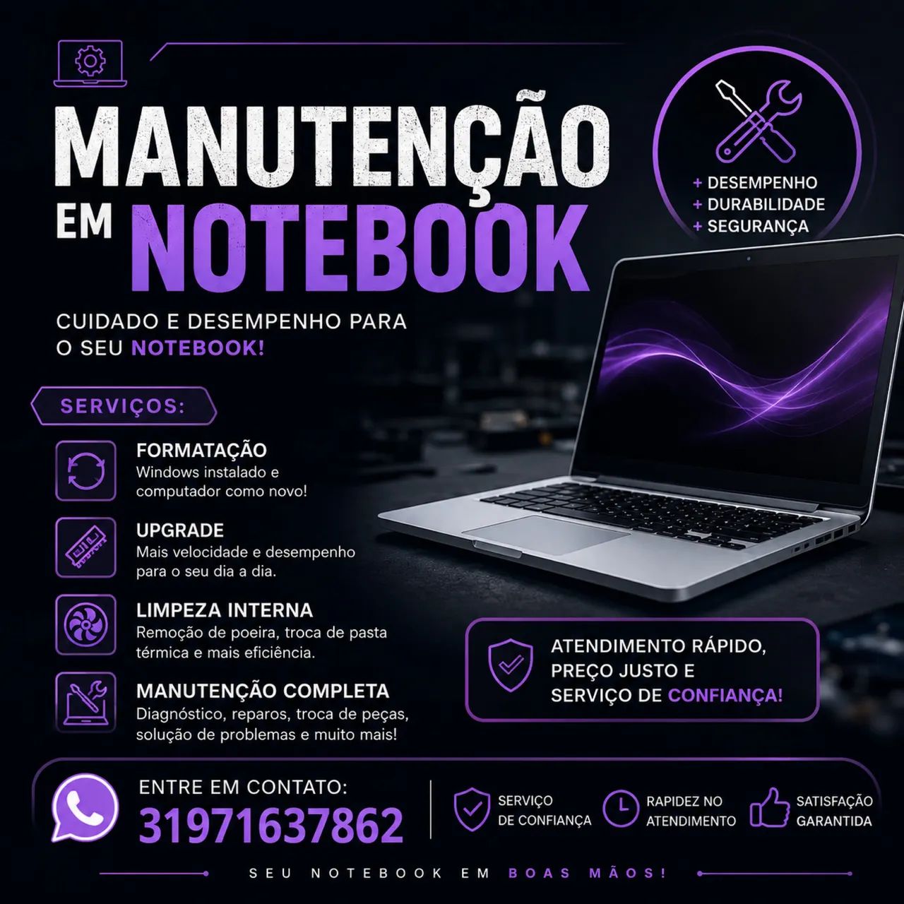Manutenção em Notebooks 