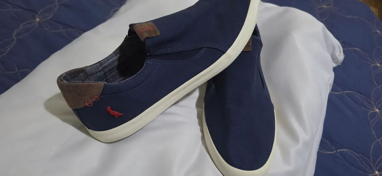 Slip on Reserva Azul Marinho Novissimo - Foto 4