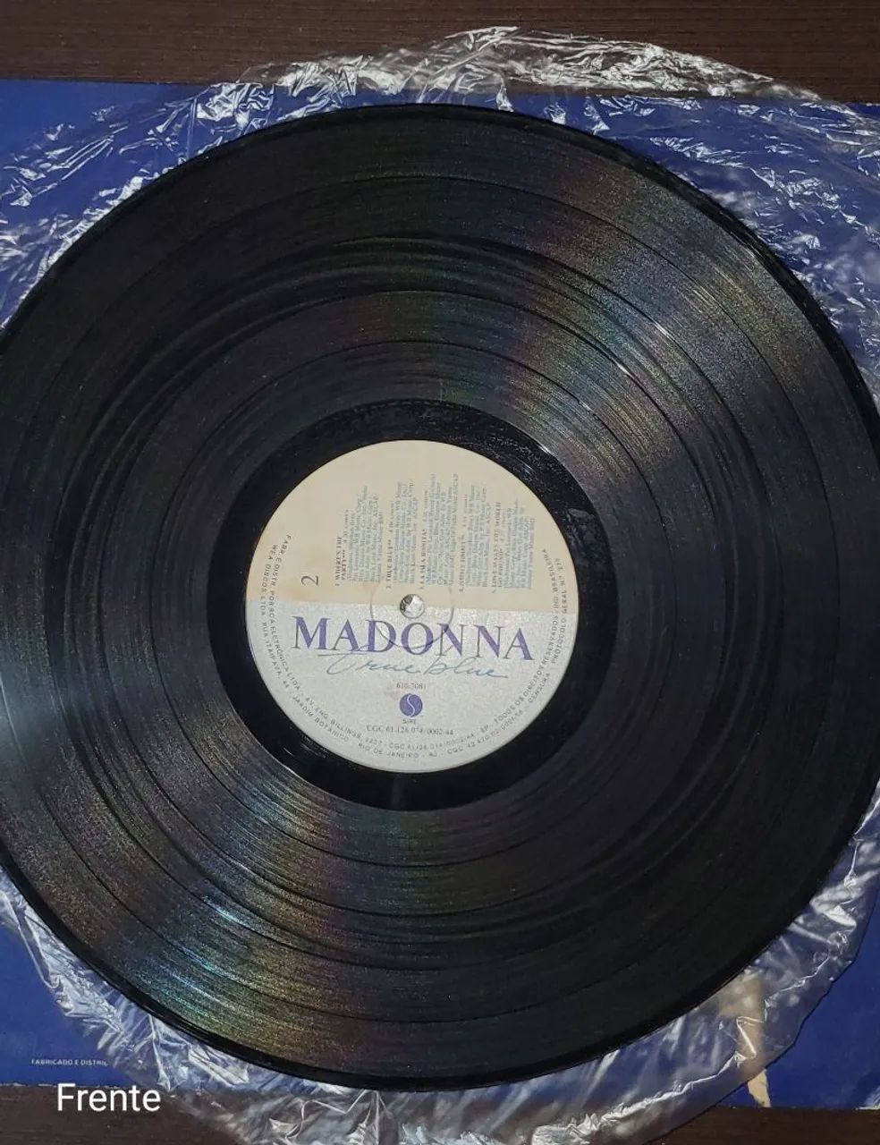 DISCO DE VINIL MADONNA TRUE BLUE 1986 - Foto 3