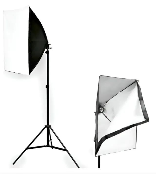 Softbox 40x40 + tripé de 2 metros  - Foto 2