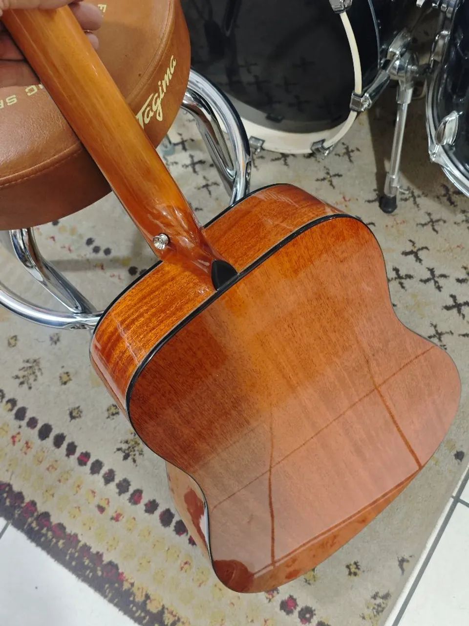 Violão Zellmer Mogno Cherub Regulado - Foto 4