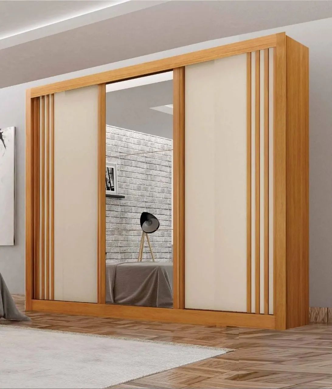 Guarda roupa Milano casal 100%Mdf 
