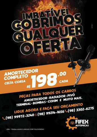 Amortecedor,Radiador,Filtro,Terminal,Bombas,Coxim,Bieleta. Novos Melhor Preço