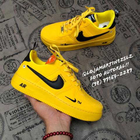 nike air force 1 amarelo