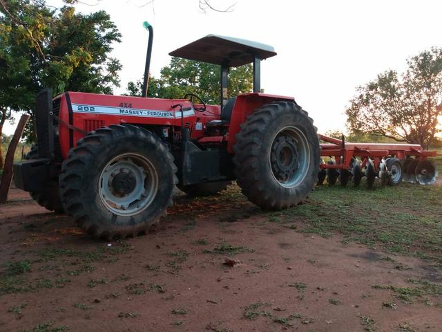 Trator massey fergunson 292. vendo trator com grande 16 disco - Foto 2