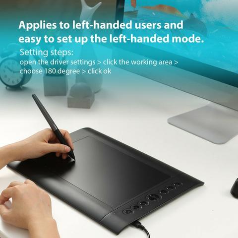 Mesa Digitalizadora Tablet Gráfico Profissional Huion H610 Pro V2 - Foto 5